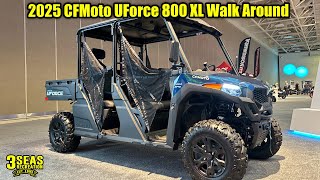 ALL NEW quotMid Sizequot Crew 2025 CFMoto UForce 800 XL Walk Around [upl. by Jorie]