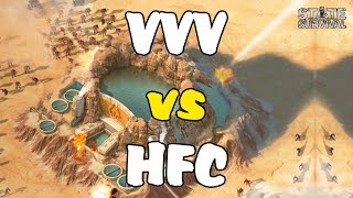 THEY WENT HARD FUNKING CORE 🤔  RESERVOIR RAID 👊 VVV vs HFC  STATE OF SURVIVAL👌 [upl. by Annaerda]