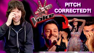 This is HUGE ‘THE VOICE’ being pitch corrected WHAT the hell is GOING ON [upl. by Lenwood]