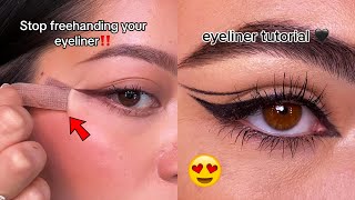 Simple Eyeliner How To Apply Eyeliner For Beginners [upl. by Acirema]