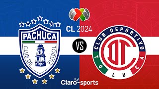 Pachuca vs Toluca en vivo  Jornada 13  Liga MX  Clausura 2024 [upl. by Phenica994]