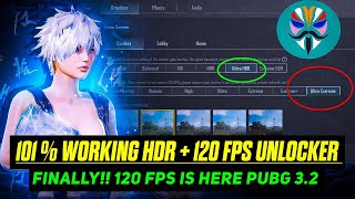 Unlock ULTRA HDR  120 FPS In PUBG 32 Update  How To Unlock 120 FPS In PUBG 32 Update [upl. by Turrell890]