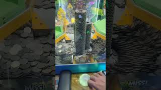 Huge coin tower fall game [upl. by Eniar]