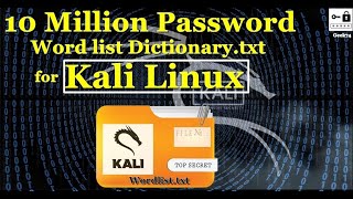 Password Wordlist Dictionarytxt for kali Linux and Windows  Aircrackng Wireshark 📚👔🎓 [upl. by Enitsirhc624]