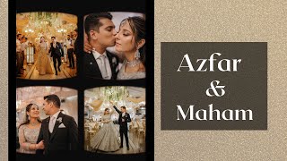 Azfar amp Maham  Portraitsbynabeel  Walima Highlight [upl. by Conger]