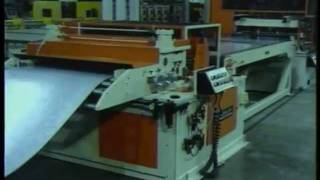 Bradbury Rollforming Panel Line with BOSS Flying precut Shear [upl. by Ardnuhs]