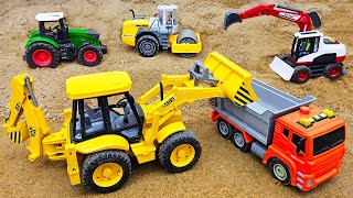 Mega RC Trucks RC Heavy Haulage RC Car Transport RC Traktor Volvo Lesu BL71 RC Wheel Loader Dozer [upl. by Urson]