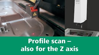 Contactless Profile scan with a laser including unknown contours [upl. by Einafats108]