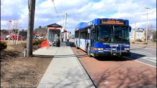 CDTA Albany Route 1 90 and BRT 905 at Colonie Center amp NY State Route 5 [upl. by Alilak]