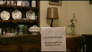 Christian Berner La philosophie de Schleiermacher [upl. by Gerard]