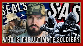 American Reacts to British SAS Soldiers vs US Navy Seals  Military Training Comparison 🇺🇸VS🇬🇧 [upl. by Rehctaht546]