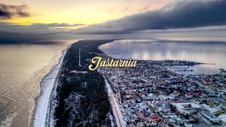 Jastarnia 4K  Jastarnia z drona 2023  Jastarnia poza sezonem  Jastarnia Plaża  Molo  Port [upl. by Nipahc]