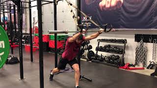 Trx Jammer Press with Barbell [upl. by Gotcher]