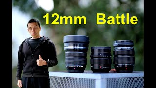 Budget Filmmaking All 12mm the same Olympus 1240mm f28 VS Leica 12mm F14 VS Olympus 714mm f28 [upl. by Cordier418]