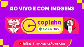 JOGO COMPLETO ATLÉTICO GUARATINGUETÁ X JOINVILLE SC  PRIMEIRA FASE COPINHA SICREDI 2024 [upl. by Ahsel674]