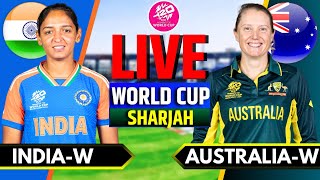 India vs Australia Women Live  Live Cricket Match Today  Womens T20 World Cup  IND vs AUS Ing 2 [upl. by Debra973]