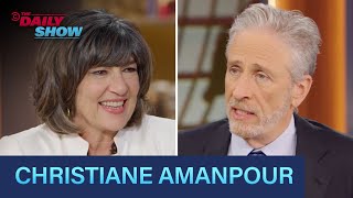 Christiane Amanpour  “The Amanpour Hour” and Covering War in Gaza  The Daily Show [upl. by Pierson]