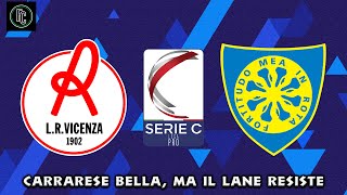 VICENZACARRARESE 00 PLAYOFF SERIE C gialloblu belli ma spuntati si decide tutto al Dei Marmi [upl. by Rebmat869]