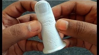 DIY Thumb Casting At Home With Plaster paris And Wax [upl. by Asilaj]