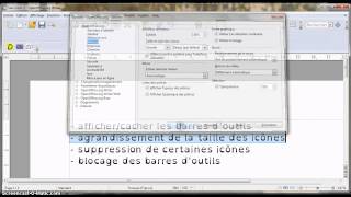 Tutoriel openoffice  libre office writer  les barres doutils [upl. by Christina]