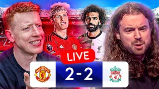 WATCHALONG  Man Utd 2  2 Liverpool  Laurence McKenna Nicole Holliday amp CultureCams 🔥 [upl. by Cypro132]