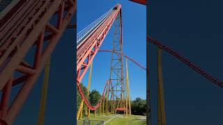 Intimidator 305 Offride station pov amusementpark ride rollercoaster kingsdominion [upl. by Allebara]