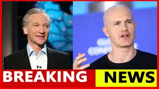 Just received newsCoinbase CEO and others blast Bill Maher for mistaking crypto [upl. by Eisele]