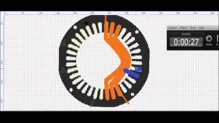 schema bobinage motor 220v 380v [upl. by Bronder]