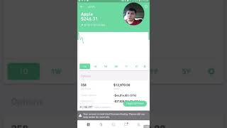 Guy looses 50k swinging during earnings on Robinhood [upl. by Ayikan13]