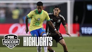 Mexico vs Brazil Highlights  International Friendly [upl. by Iveson]