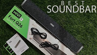 Best Soundbar Under 1000  Mivi Fort Q26  Sound Test 🪄 soundbar mivi bass bestsoundbar [upl. by Aneleve]