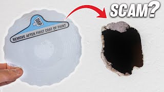 This Drywall Sticker Changed Drywall Hole Repair Forever How To For DIYers [upl. by Effie]