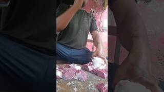 fresh Meat cutting processing [upl. by Aileduab]