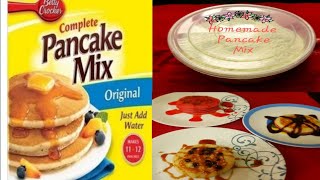 How To Make Instant Pancake MixEasy Quick and Inexpensivedifferent types of pancakes with one mix [upl. by Steen499]