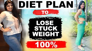 Stuck weight Diet Plan  How to lose weight fast  Dr Shikha Singh Hindi [upl. by Aissilem]