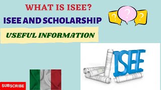 ISEE Document for Scholarship in Italian University Requirements Study in Italy [upl. by Wolpert]