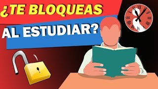 BLOQUEO MENTAL para Estudiar ¿Qué Hago Si No Puedo Estudiar [upl. by Urban]