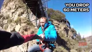 Shotover Canyon Swing Queenstown [upl. by Lewanna]