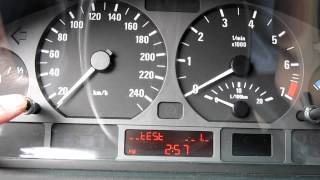 982005 BMW E46 3Series  How to reset oil inspection indicator Reset service light [upl. by Assiruam]