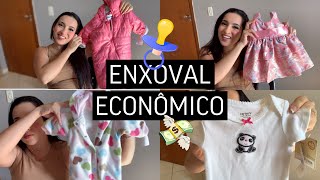 ENXOVAL ECONÔMICO DA BEBÊ ROUPAS LINDAS DE SEGUNDA MÃO VALE A PENA [upl. by Chesney]