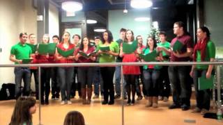 Vocal Point Sings White Christmas at the UD Bookstore [upl. by Tuckie]