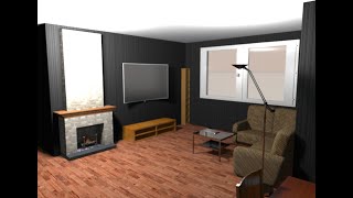 Odc 2  Tutorial Sweet Home 3D  import oraz wstawienie mebli widok 3D z meblami [upl. by Neirda]