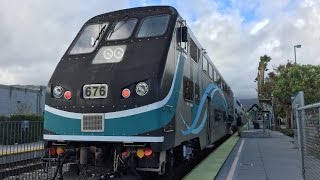 Metrolink HD 60fps Riding Rotem Cab Car 676 on Train 150 Chatsworth to LA Union Station 31116 [upl. by Airemahs228]