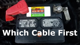 How to Disconnect and Reconnect the Car Battery [upl. by Nonregla]