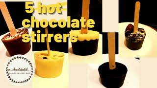 5 types of hot chocolate stirrer  hot chocolate [upl. by Delphine]