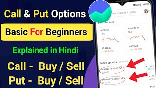 put and call kya hota hai fampo me in groww  options trading for Beginners  future and option [upl. by Adalia]