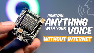 Add Custom Voice Control to any Project using this Module without Internet  VC02 Module [upl. by Nnylylloh]