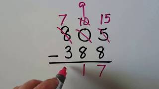 Grade 2 Math 117 Subtracting threedigit numbers [upl. by Burck735]