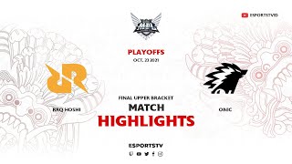 RRQ Hoshi vs Onic Esports HIGHLIGHTS MPL ID S8 Playoffs  RRQ vs ONIC ESPORTSTV [upl. by Ynehpets660]