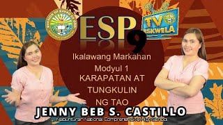 ESP 9 Quarter 2Module 1 Karapatan at Tungkulin ng Tao [upl. by Phillada750]